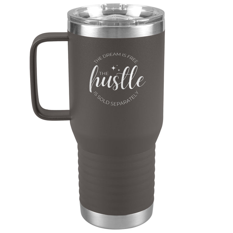 Hustle Sold Separately Etched Tumbler Mug