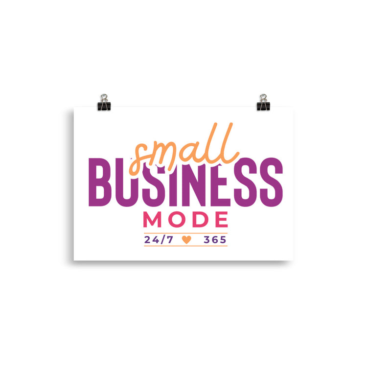 Small Business Mode Poster