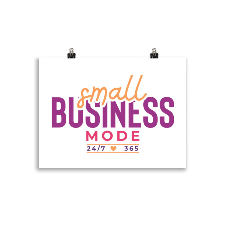 Small Business Mode Poster