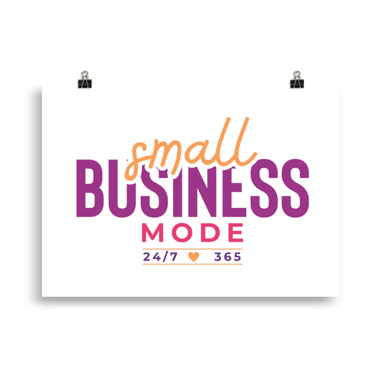 Small Business Mode Poster