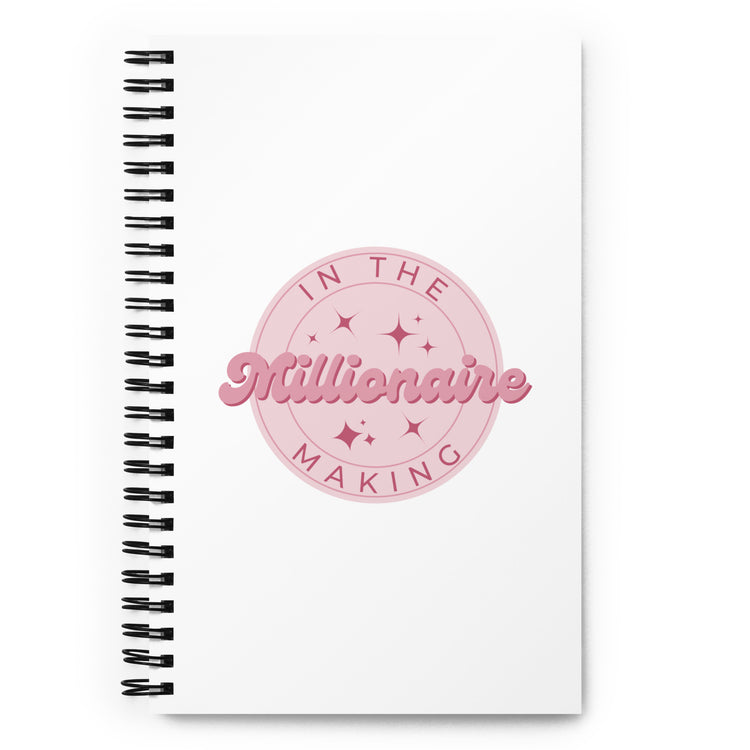 Millionaire Spiral notebook
