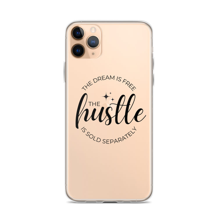 Hustle Sold Separately Clear Case for iPhone®