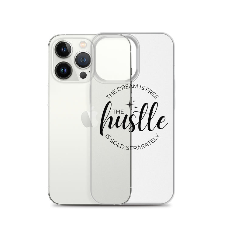 Hustle Sold Separately Clear Case for iPhone®