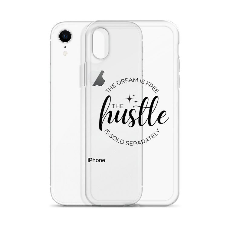 Hustle Sold Separately Clear Case for iPhone®