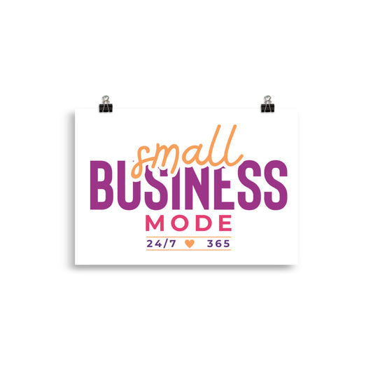 Small Business Mode Poster