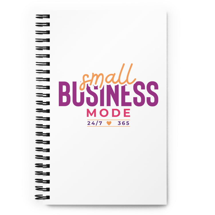 Small Business Mode Spiral notebook