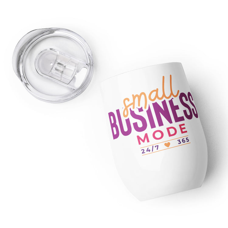 Small Business Mode Wine Tumbler